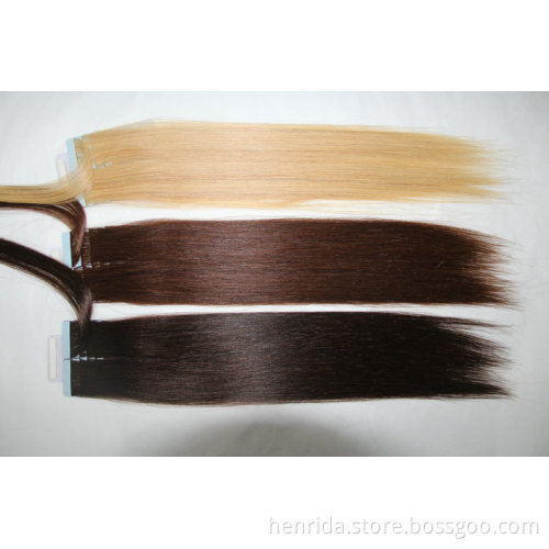 Fashion Style Double Tape Hair Extension, 100% Remy Indian Human Hairtape on Hair Extension, Virgin Brazilian Remy Hair